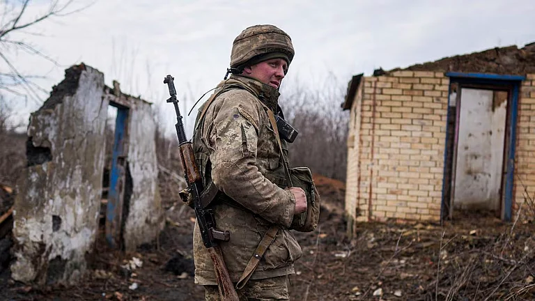 Trail of destruction due to war between Russia, Ukraine | - AP